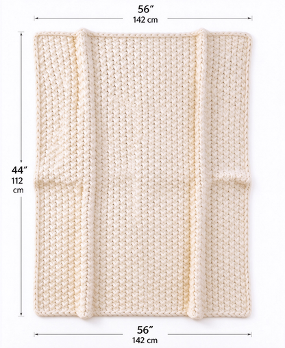 Bayside Seed Stitch Throw
