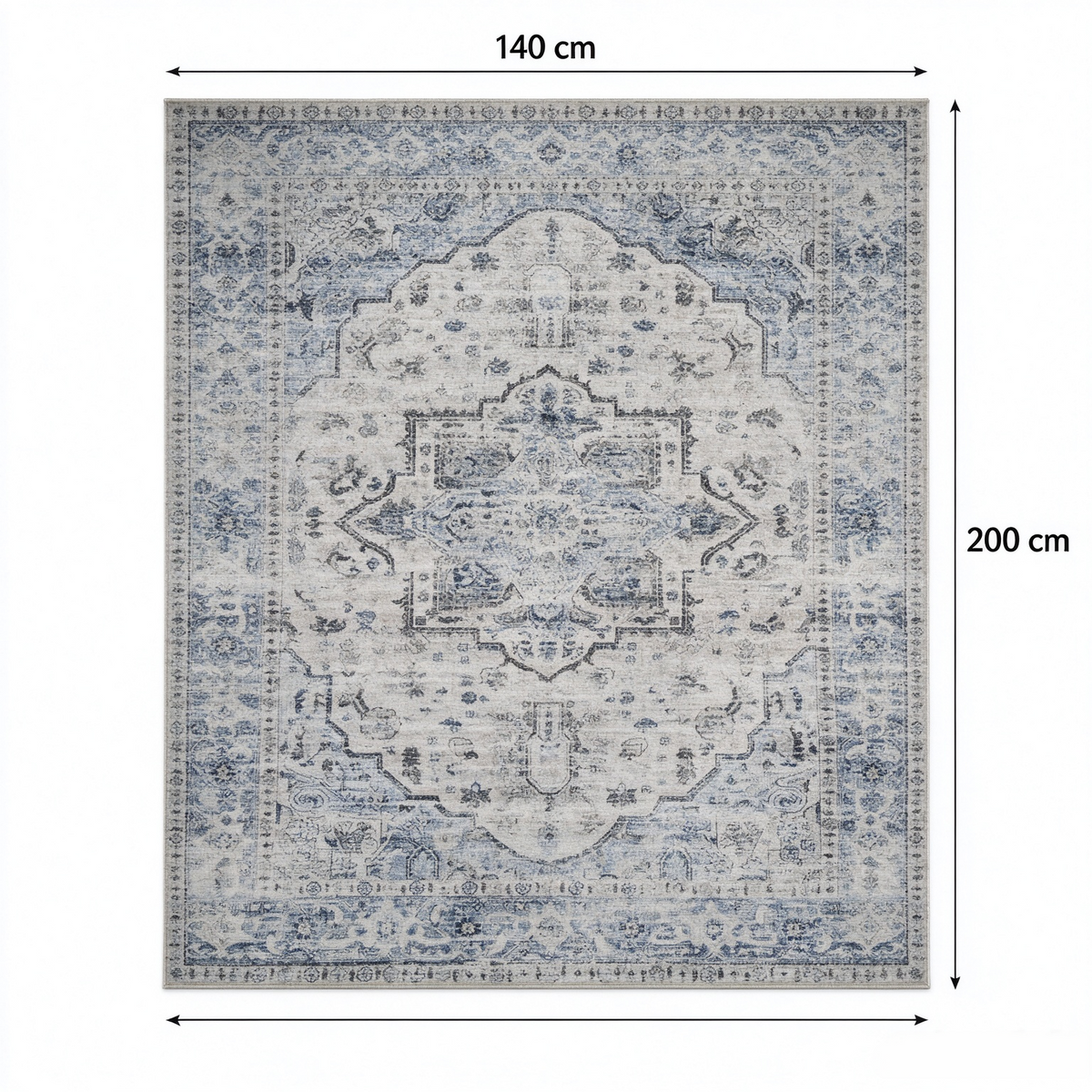 Persian-Style Cashmere-Look Rug