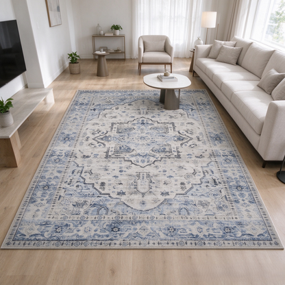 Persian-Style Cashmere-Look Rug