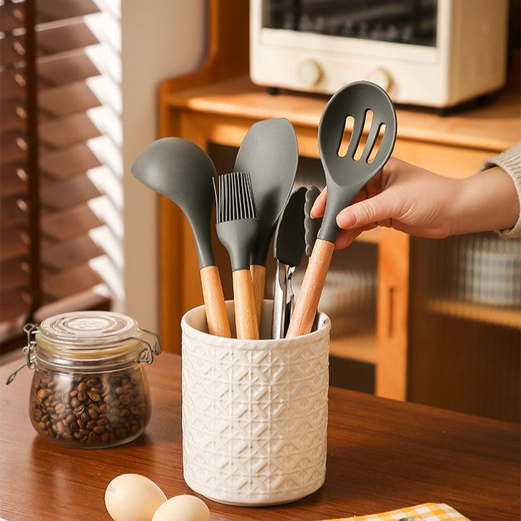 Embossed Kitchen Crock