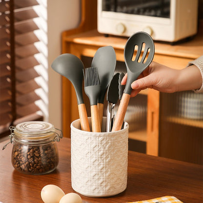 Embossed Kitchen Crock