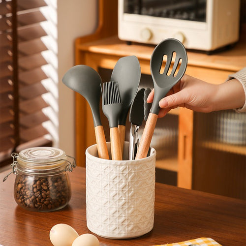 Embossed Kitchen Crock