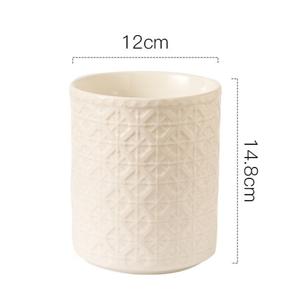 Embossed Kitchen Crock