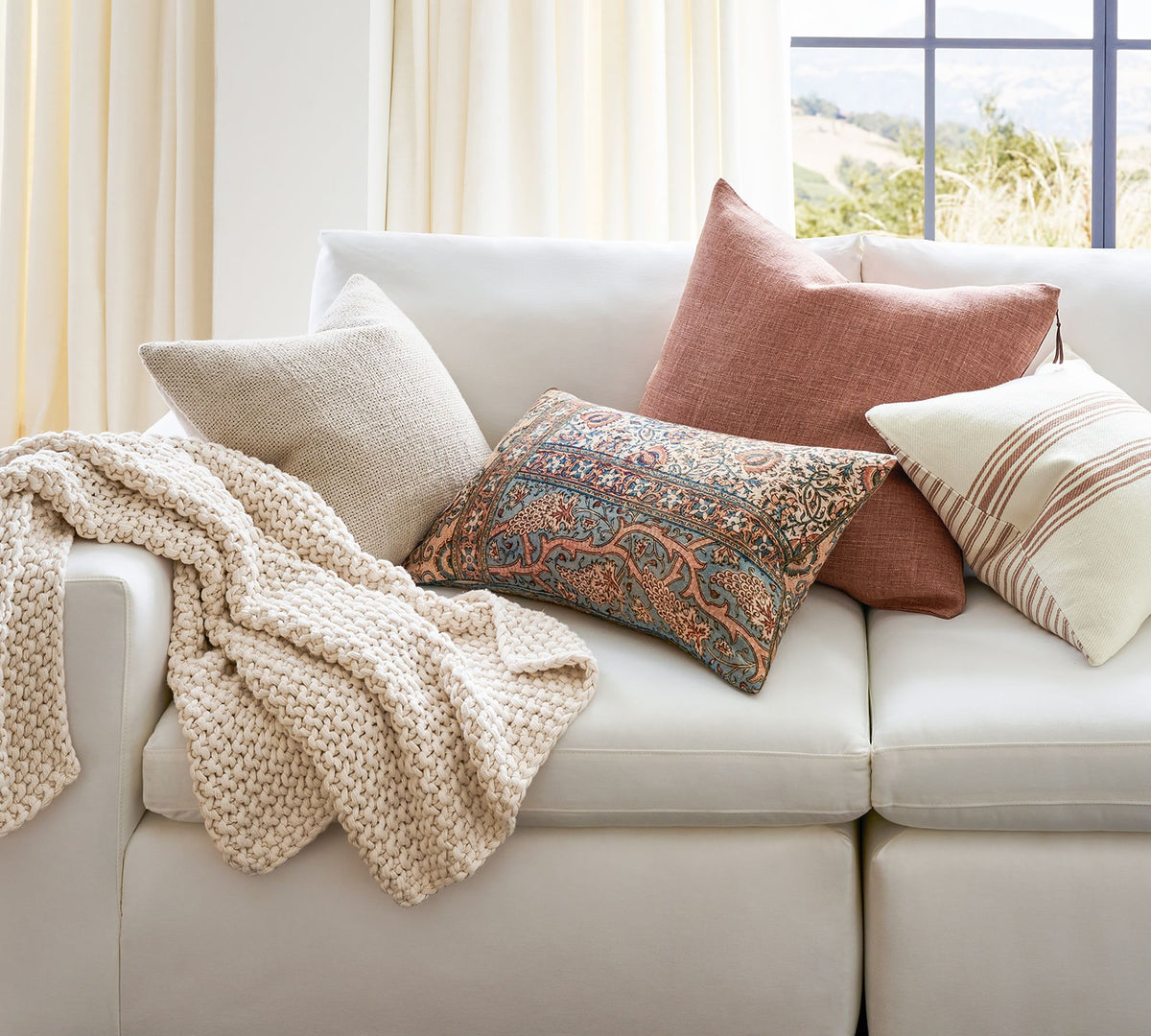 Bayside Seed Stitch Throw
