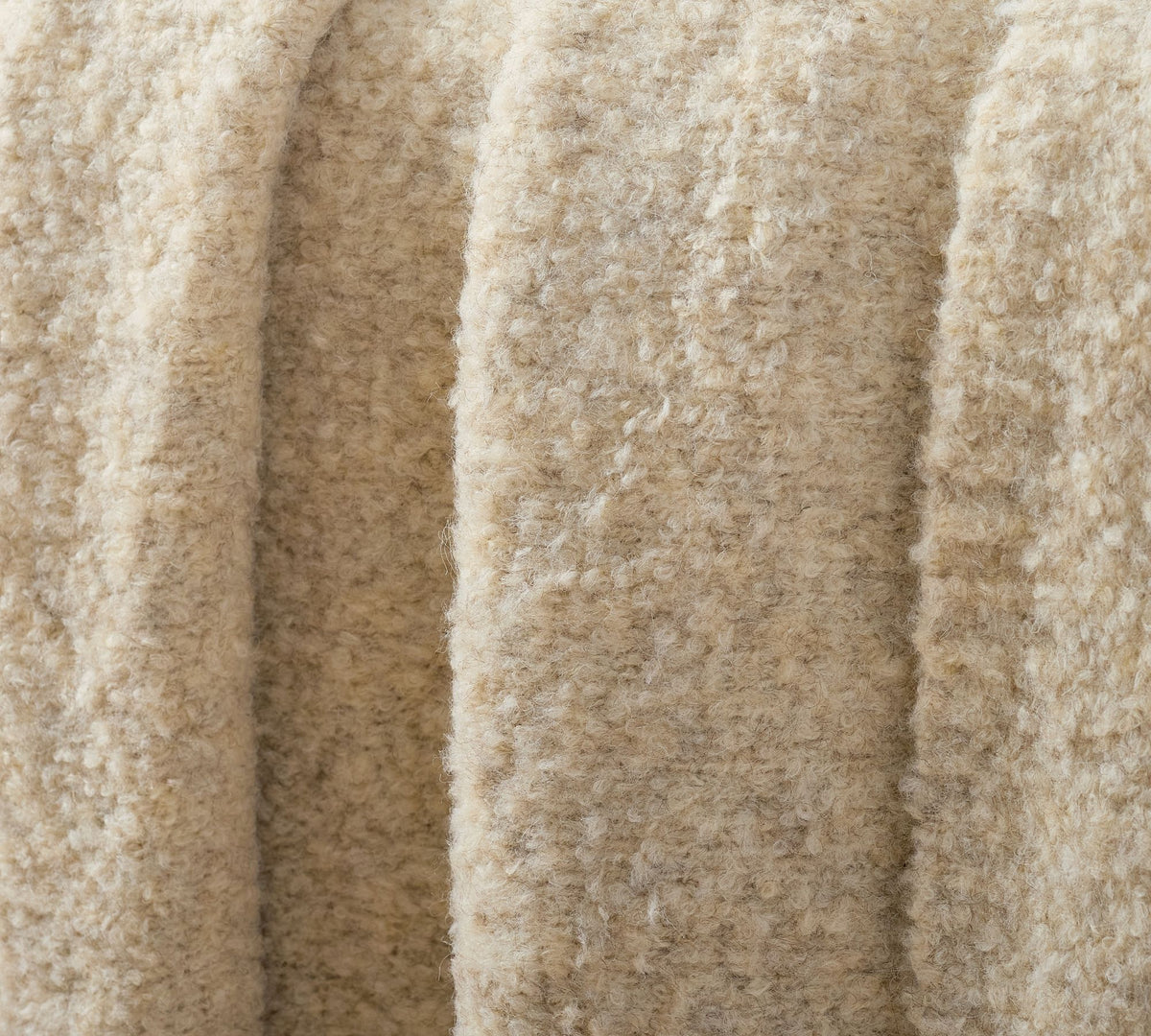 Boucle Tassel Throw Blanket